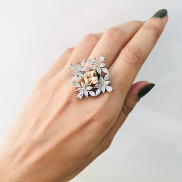 Champagne Diamond Ring